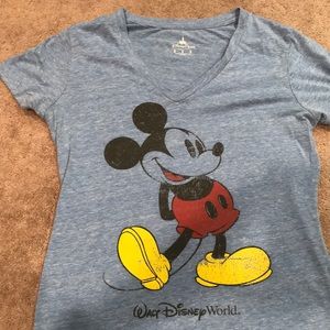 Mickey Mouse Light Blue Graphic Disney T-Shirt